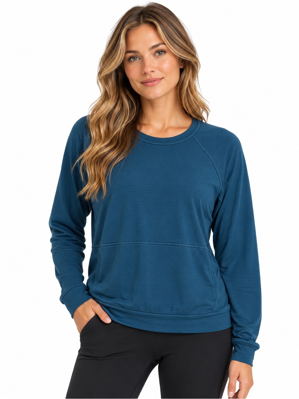 Patagonia Women’s Long Sleeved Capilene Thermal Crewneck Blue Size Medium